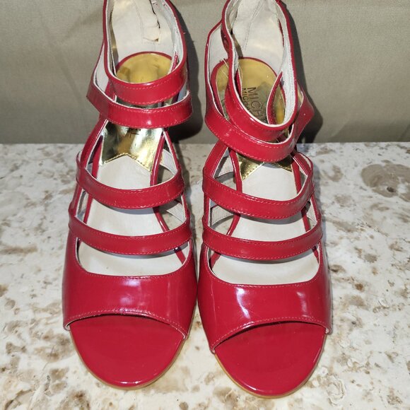 Red Strap Sandals - Picture 2 of 4